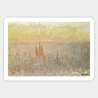 View of Rouen by Claude Monet Sticker